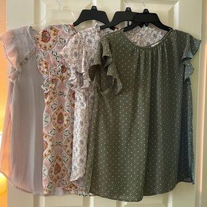 4 x Loft Tops Medium size